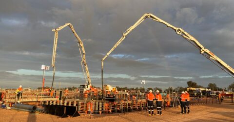 EnergyConnect substation completes first concrete pour