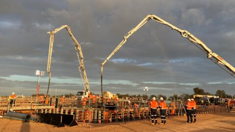 EnergyConnect substation completes first concrete pour