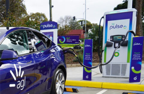 AGL and bp partner up for EV charging