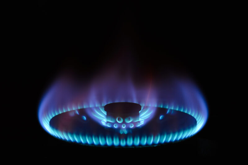 A gas burner