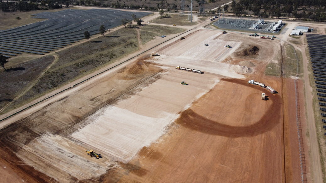 The Western Downs battery site.